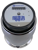 3.19" Chrome Trailer Wheel Center Cap for Trailer Life Meter
